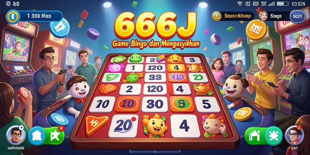 Screenshot gameplay 666J yang menunjukkan keseruan bermain Bingo.