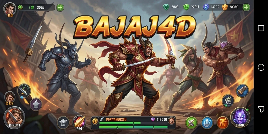 Tangkapan layar utama dari gameplay Fighting di BAJAJ4D dengan aksi mendebarkan.