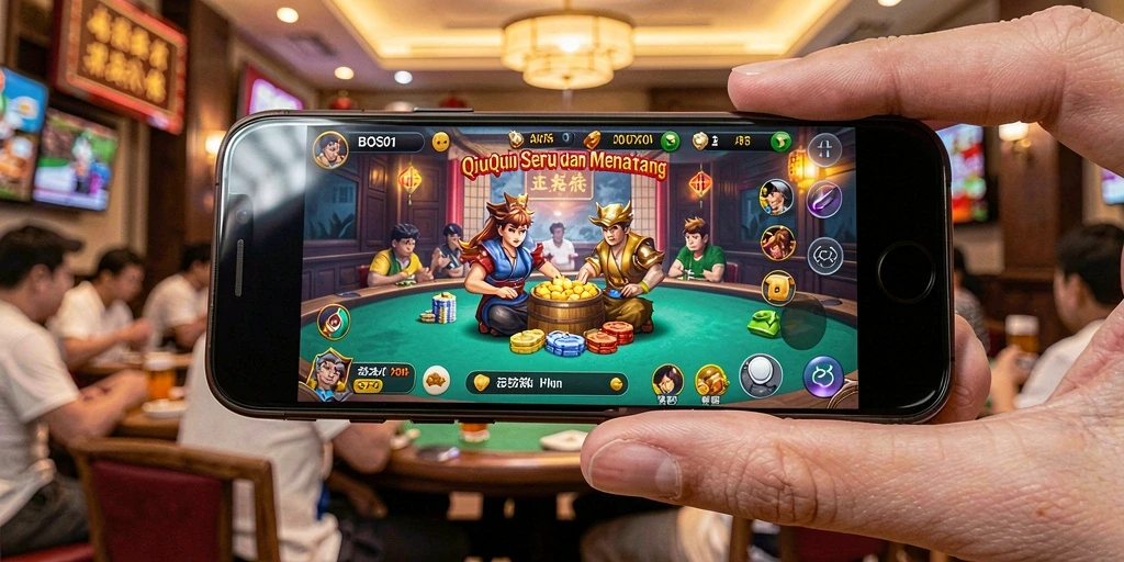 Screenshot gameplay QiuQiu yang menarik dan seru.