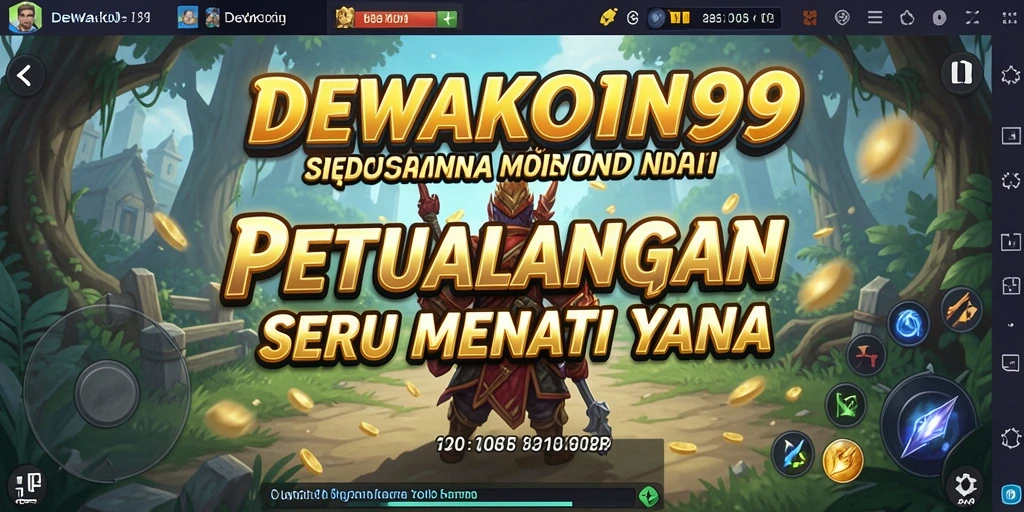 Screenshot gameplay DEWAKOIN99 yang menampilkan aksi seru dalam petualangan.