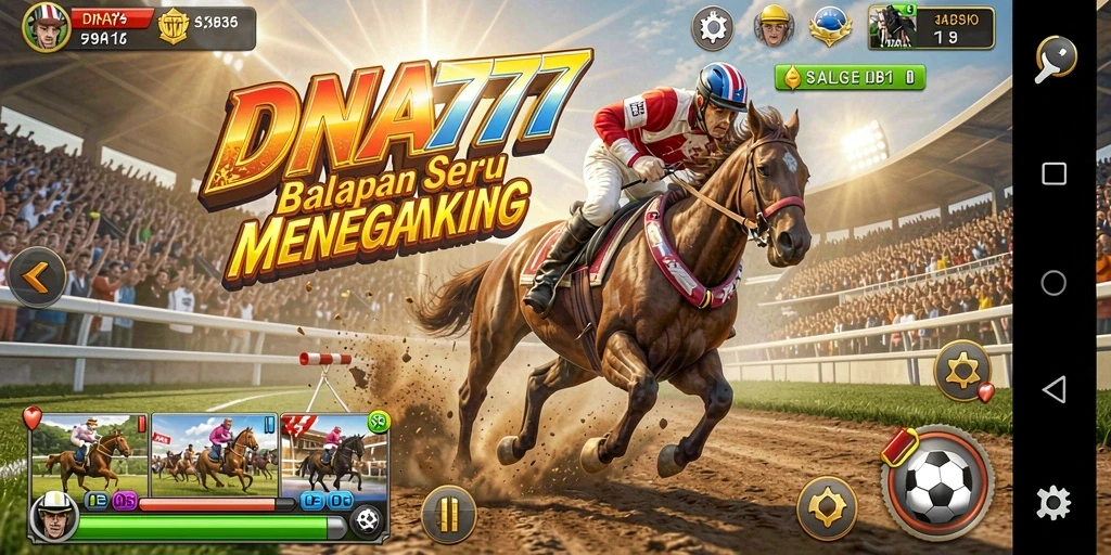 Tampilan gameplay Racing yang dinamis dan menakjubkan dari DNA777.
