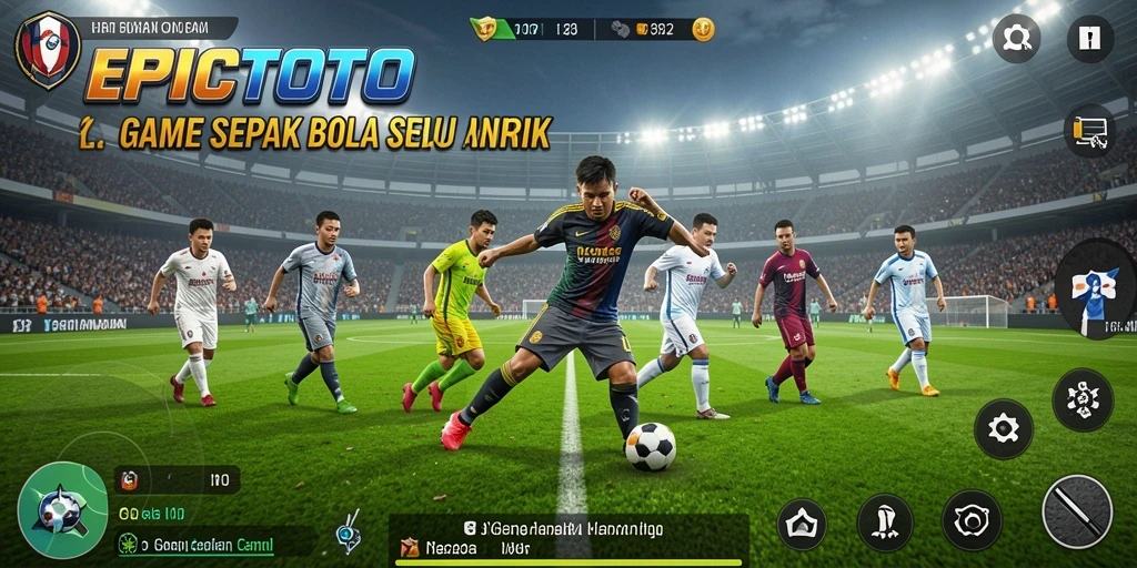 Screenshot gameplay <strong>EPICTOTO</strong> yang memperlihatkan aksi seru di lapangan.