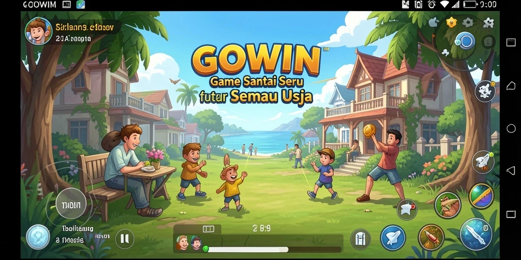 Screenshot gameplay GOWIN menampilkan keseruan bermain masing-masing level.