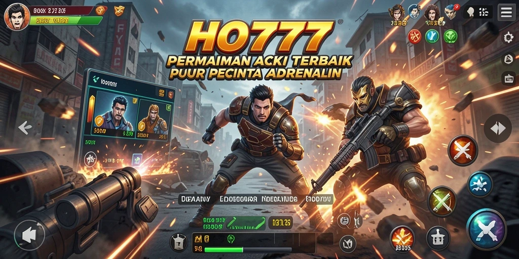 Screenshot gameplay HO777 menampilkan aksi seru dalam pertempuran.