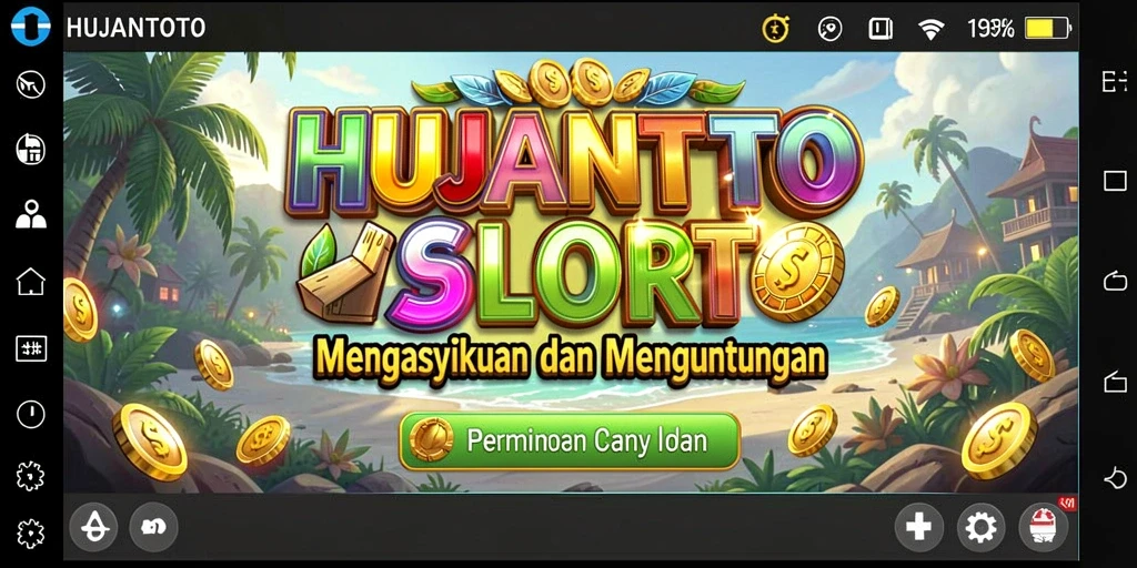 Tampilan seru gameplay HUJANTOTO yang mengasyikkan.