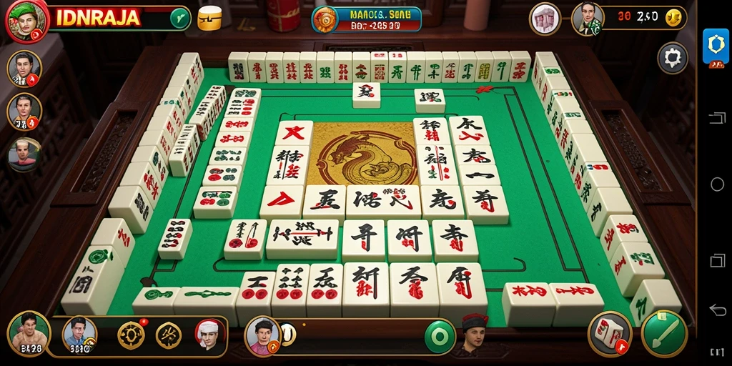 Screenshot gameplay <strong>IDNRAJA</strong> menampilkan tantangan Mahjong yang menakjubkan.