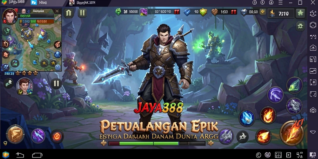 Tampilan menarik dari gameplay ARPG JAYA388 dengan aksi seru.