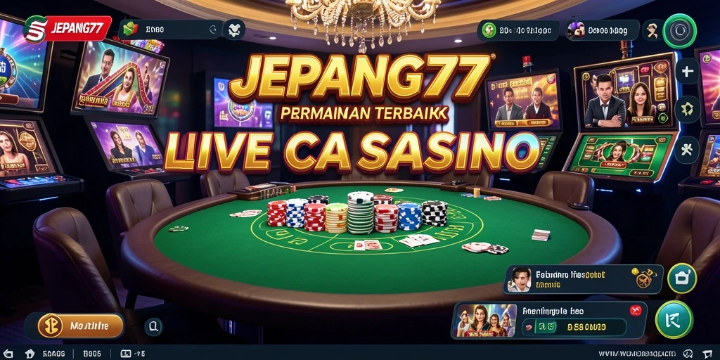 Screenshot gameplay JEPANG77 menampilkan dealer interaktif dalam aksi.