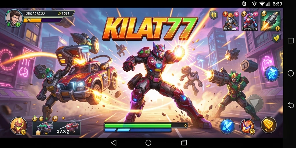 Tampilan gameplay seru dari KILAT77 yang penuh aksi.