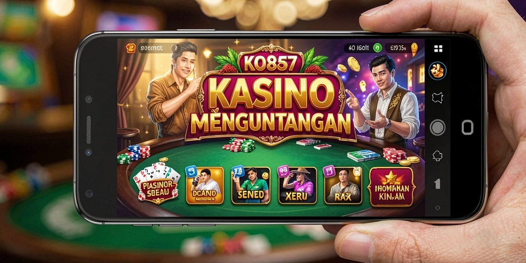 Tampilan menarik dari gameplay Kasino di KO857 dengan berbagai pilihan permainan.