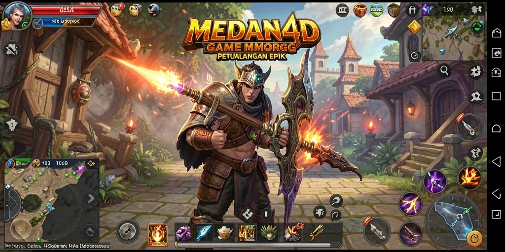 Tangkapan layar gameplay MEDAN4D yang penuh aksi dan petualangan.