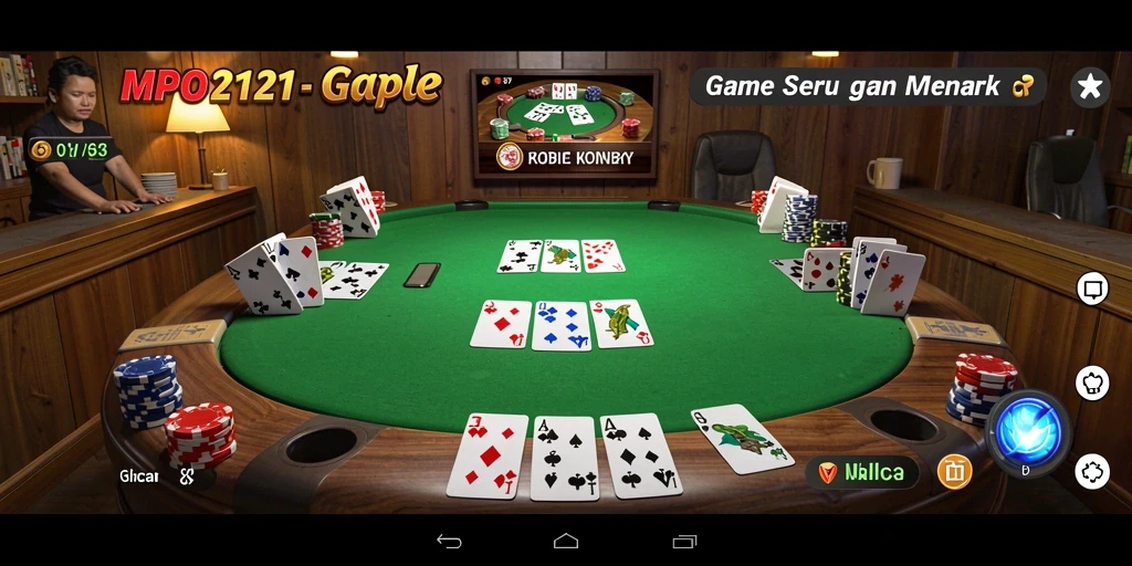 Tampilan gameplay Gaple yang menarik di MPO2121.