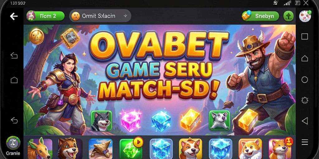 Tampilan menarik dari gameplay OVABET, penuh warna dan tantangan.