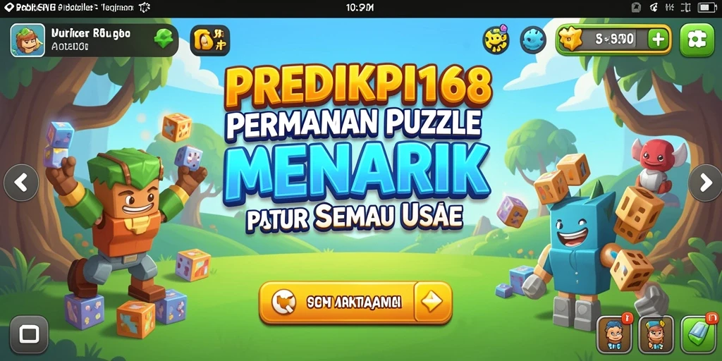 Screenshot menunjukkan gameplay menarik PREDIKSI168 saat menyelesaikan teka-teki.
