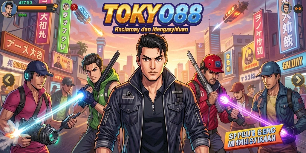 Tampilan gameplay TOKYO88 dengan aksi seru dalam permainan Arcade.