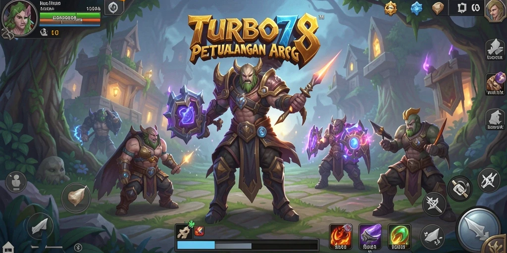 Gameplay mendebarkan di dunia ARPG TURBO78.