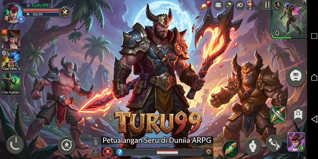 Tangkapan layar TURU99 menampilkan aksi pertarungan yang mendebarkan di dunia ARPG.