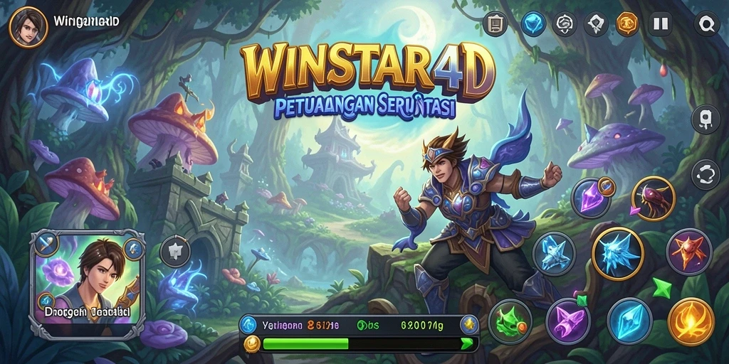 Tampilan gameplay petualangan seru di WINSTAR4D.