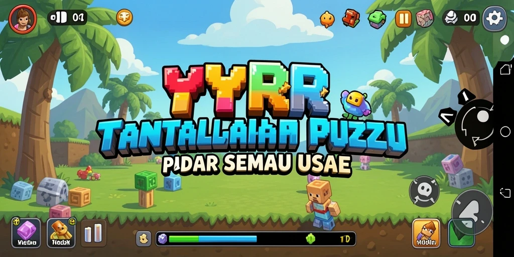 Gameplay menantang dan seru dalam YYRR yang penuh teka-teki.